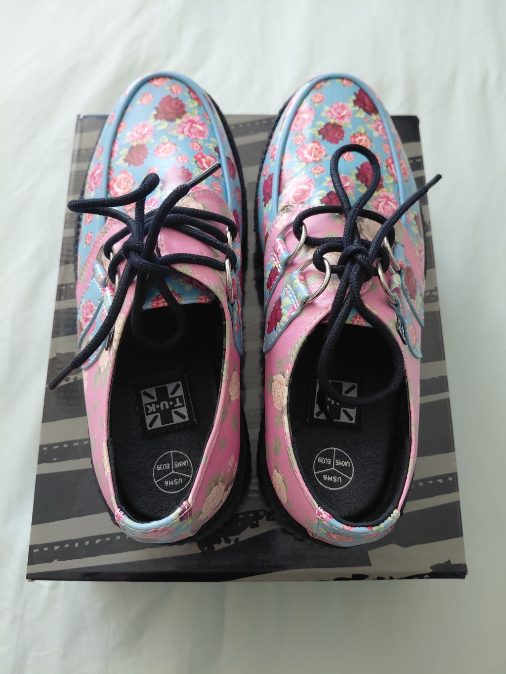 T.U.K. Creepers Mixed Floral Pattern - Picture 3 of 7